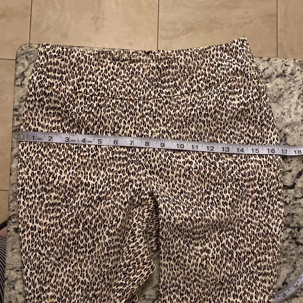 J. McLaughlin Masie leopard print pull on stretch pants
